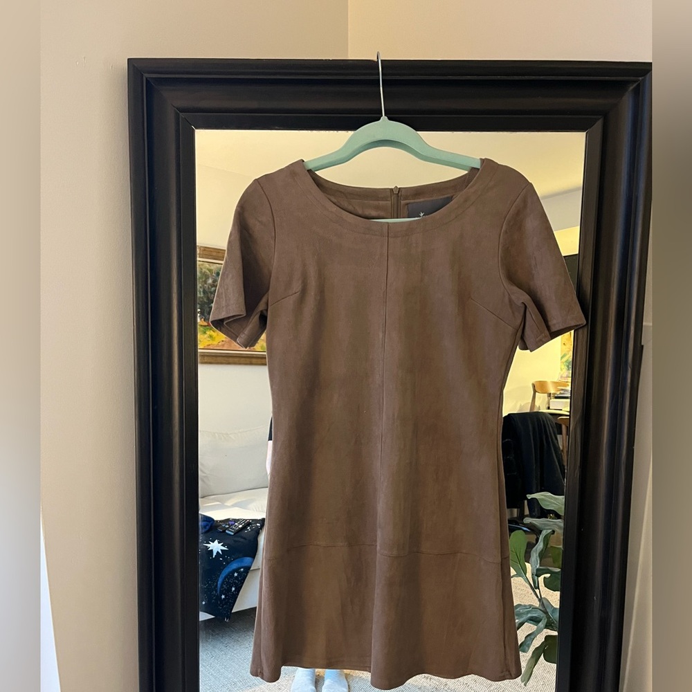 Paper Crane Tan Mini Dress ~ Size S
